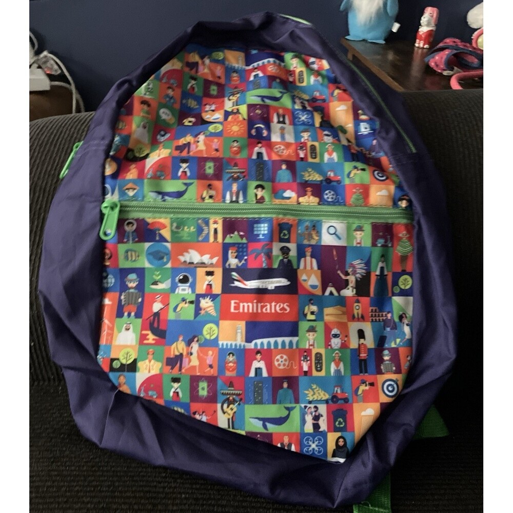 Emirates Airlines Kids Backpack Bag Fly Emirates Dubai Expo 2023